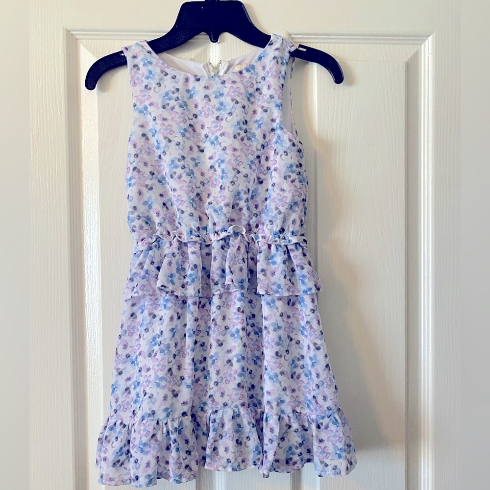 GB GIRLS - PURPLE & WHITE DRESS